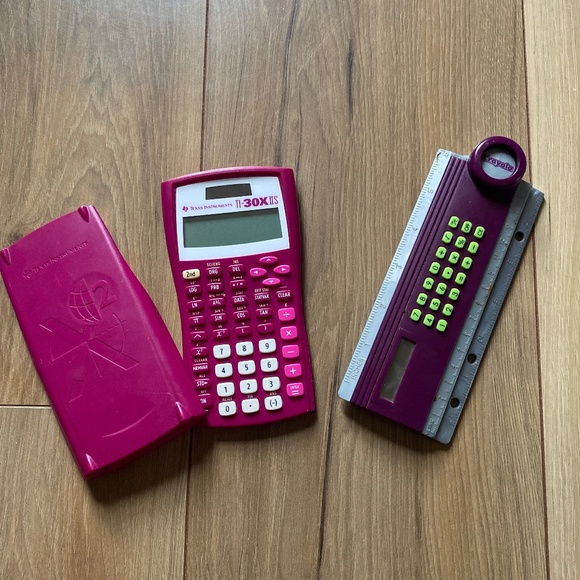 Texas Instruments Calculator W/Crayola Calculator - Picture 1 of 4